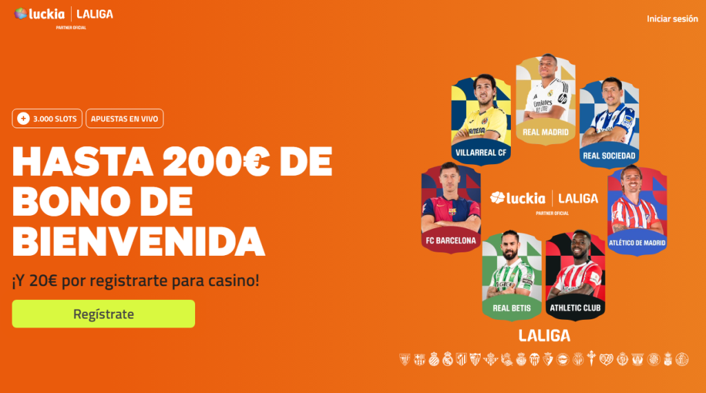 luckia código promocional apuestas