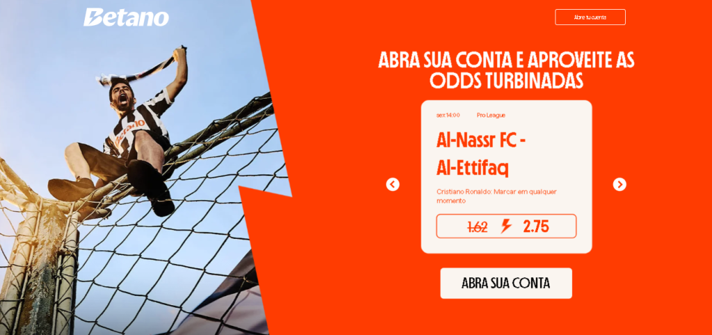 betano turbinada cristiano ronaldo