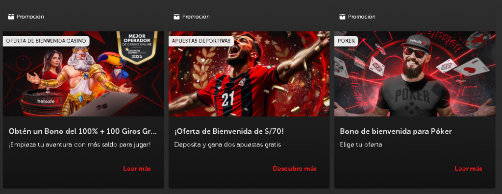 betsafe bonos de bienvenida perú