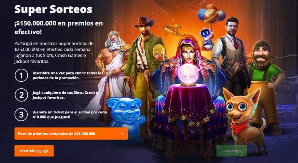 betsson súper sorteos