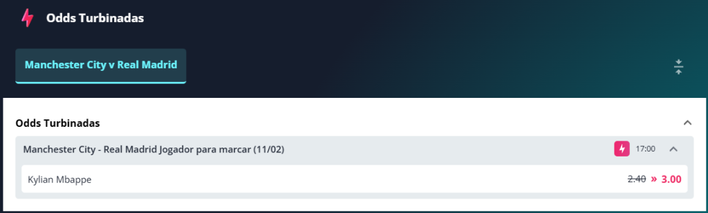 novibet odds turbinadas madrid
