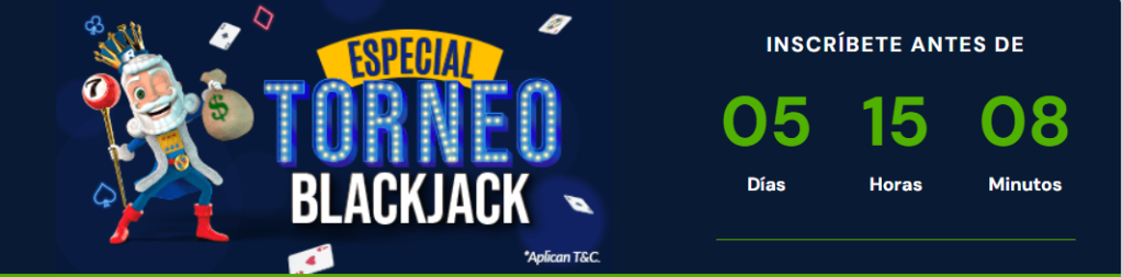 rushbet especial de blackjack