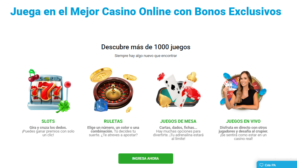 betcris panamá ofertas casino