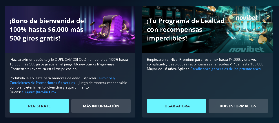 novibet bono ruletas