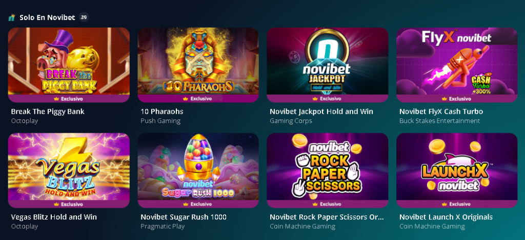 novibet juegos de casino