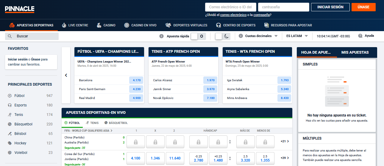 pinnacle retirar dinero