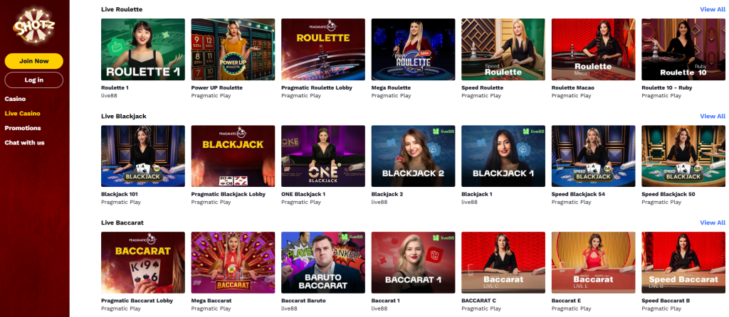 shotz live casino canada shotz live casino canada