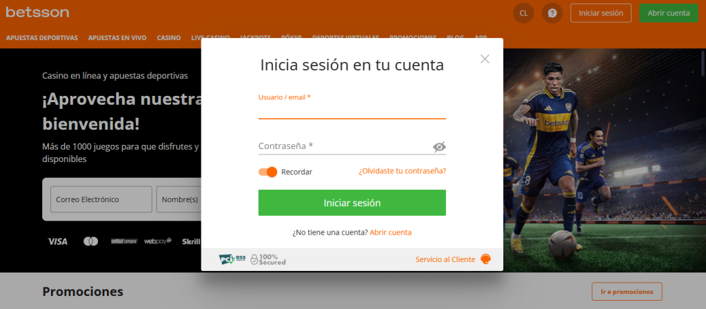 betsson como registrarse