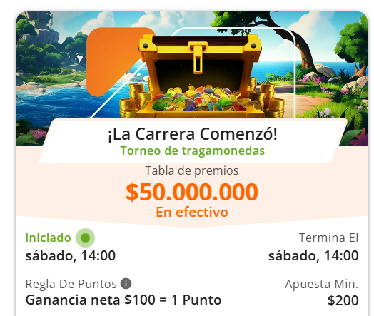 betsson la carrera comenzó