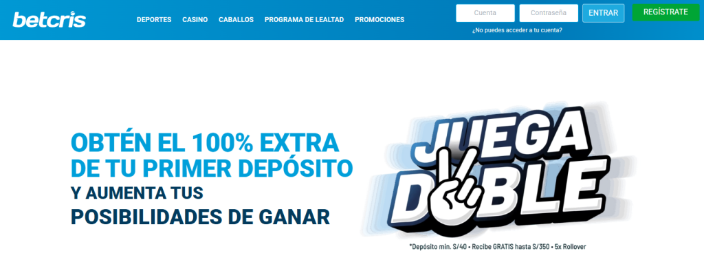 betcris nuevo bono duplicador