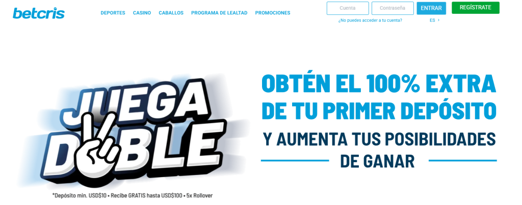 betcris nuevo bono nicaragua