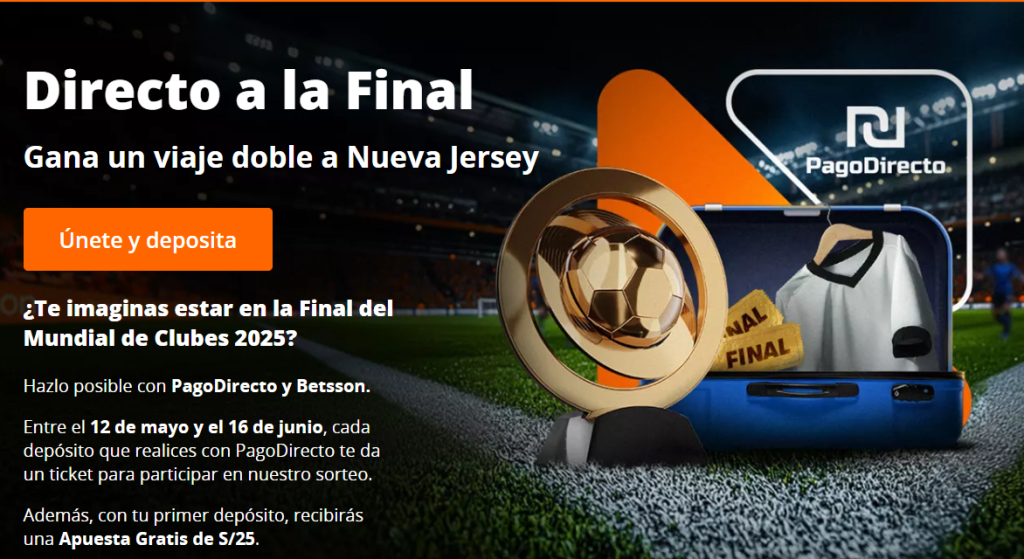 betsson directo a la final