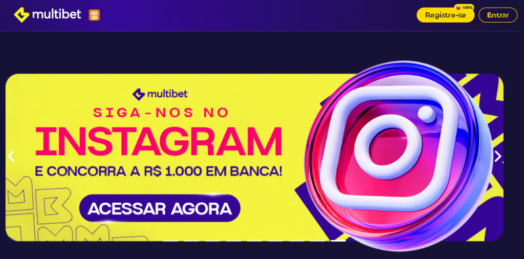 multibet promocoes instagram