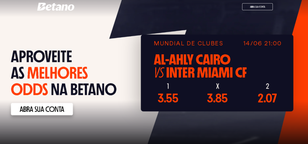betano cotas al-ahly vs inter miami
