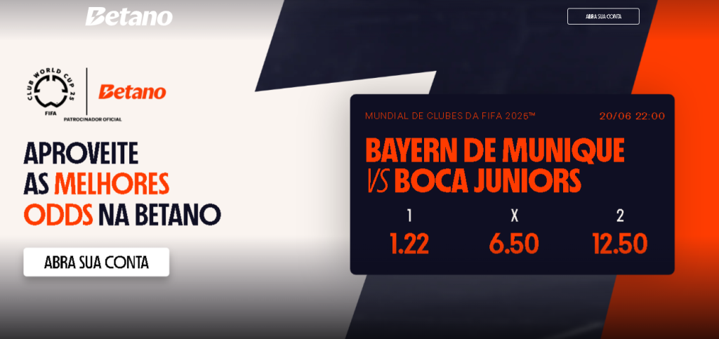 betano odds boca vs bayern