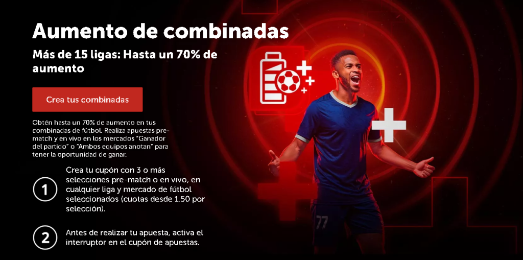 betsafe aumento de combinadas