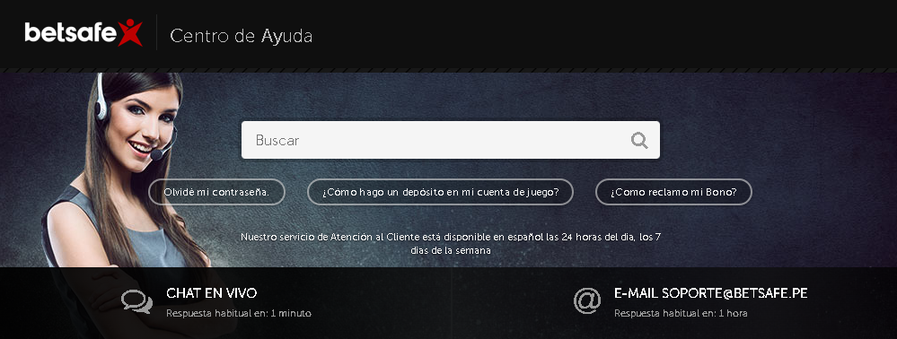 betsafe centro de ayuda