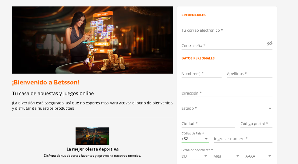 betsson como registrarse