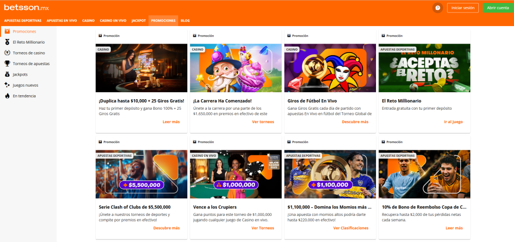 betsson novedades bono deportivo