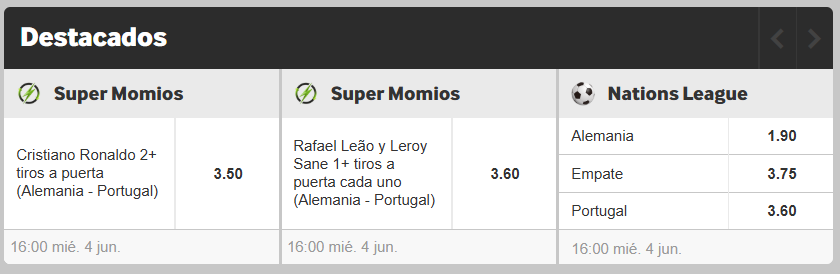 betway super momios nations league