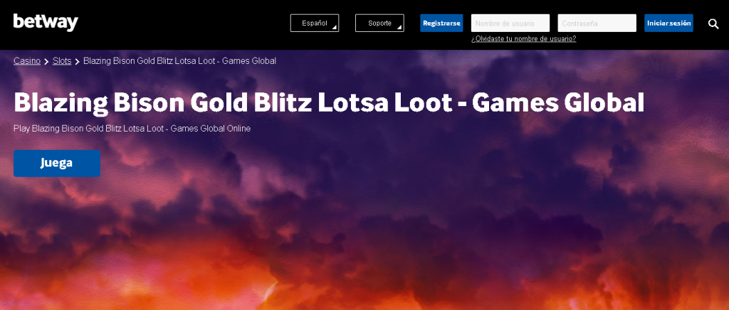 blazing bison gold blitz betway