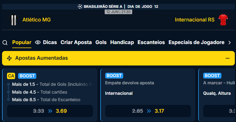 estrelabet apostas aumentadas atlético internacional