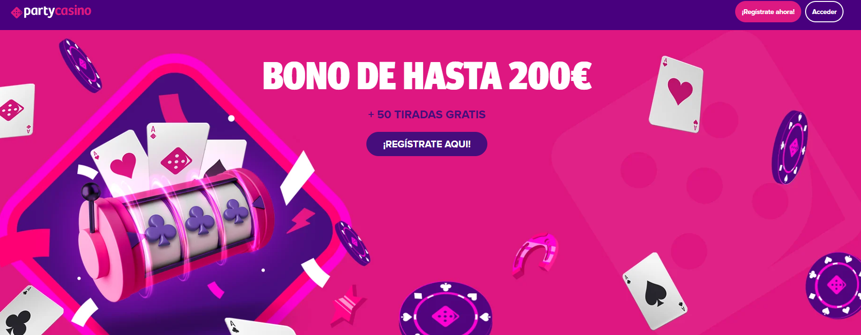 partycasino bono bienvenida