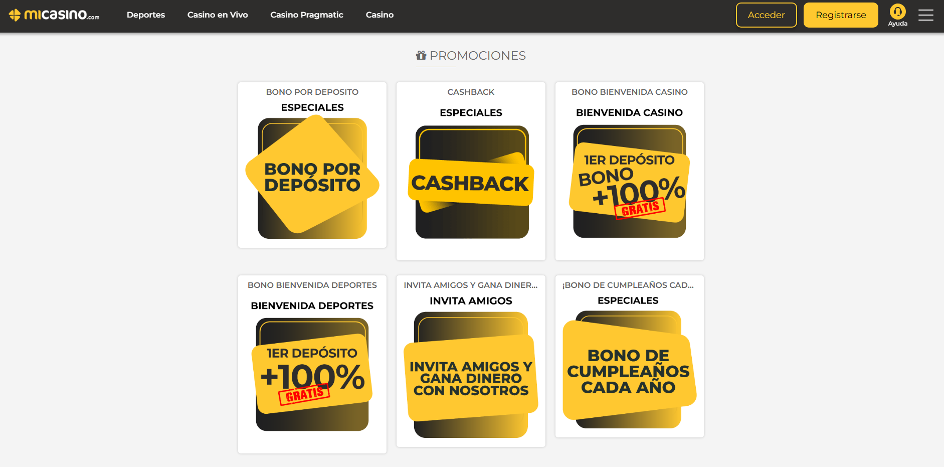 micasino ofertas