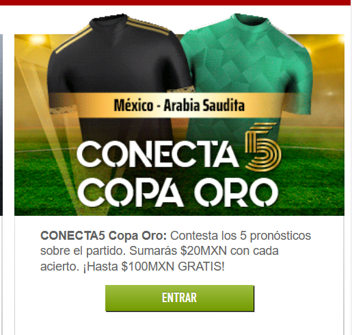 sportiumbet conecta 5 méxico arabia