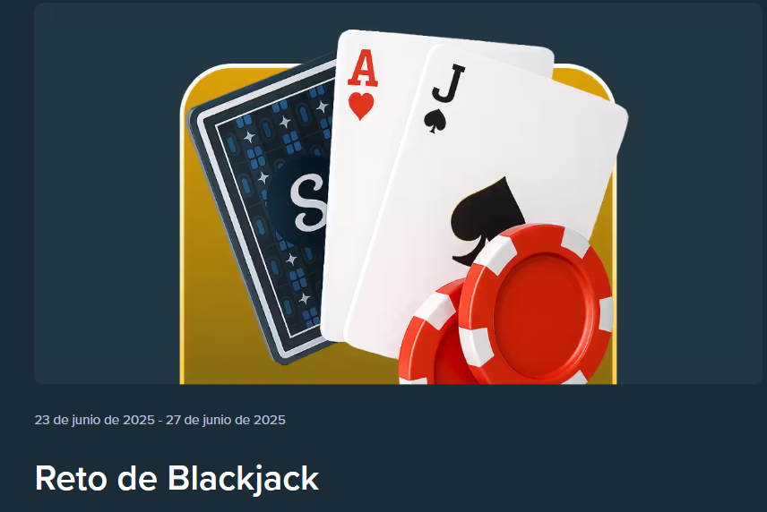 stake reto de blackjack
