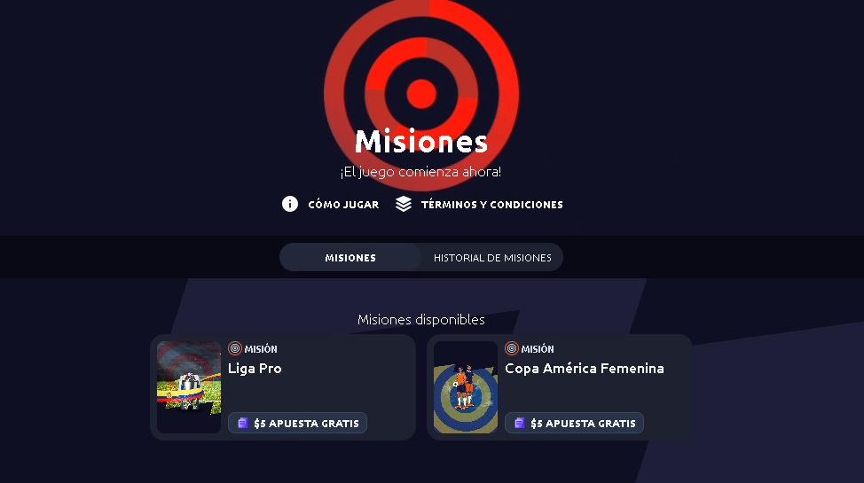 betano misión copa américa femenina