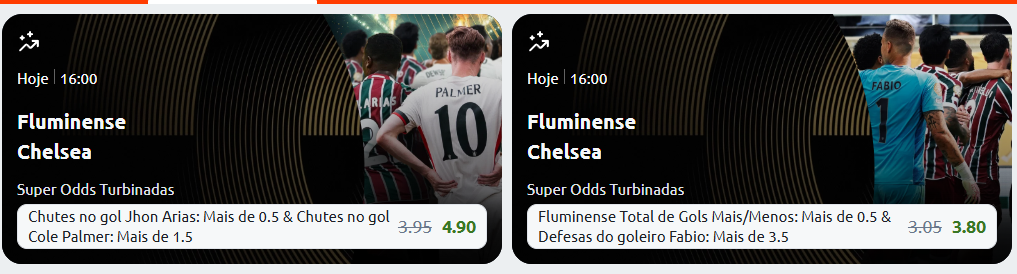 betano super odds fluminense chelsea