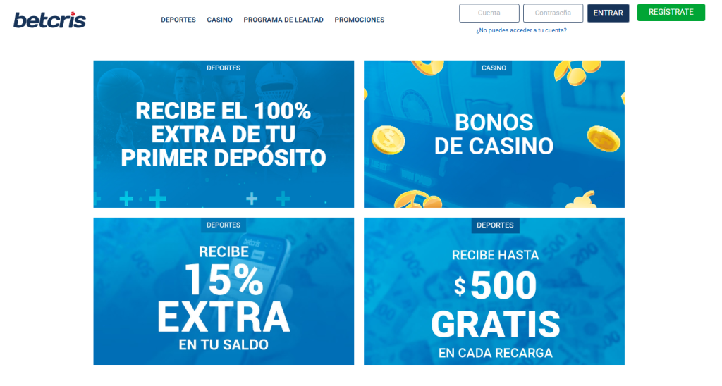 betcris bono de apuestas deportivas
