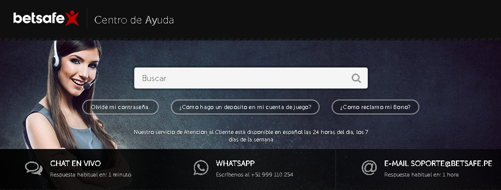 betsafe centro de ayuda