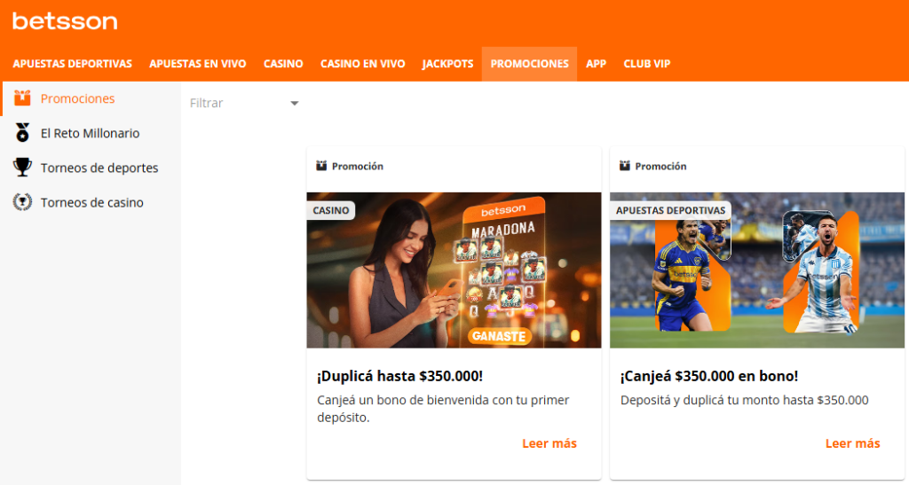 betsson bono apuestas deportivas