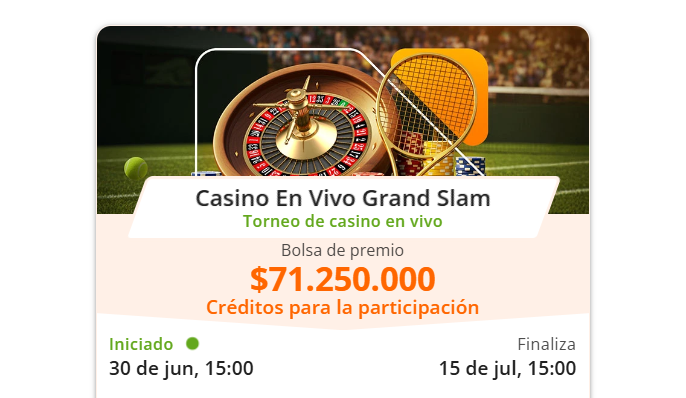 betsson grand slam julio