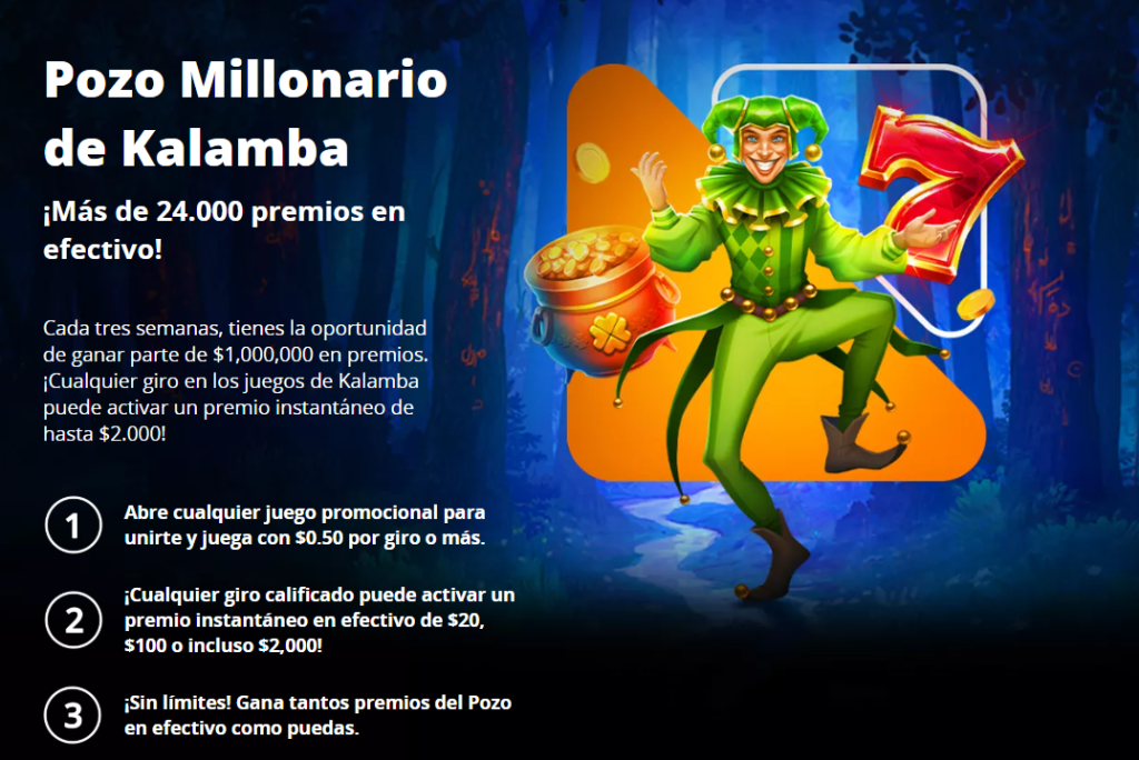 betsson pozo millonario kalamba