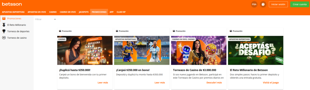 betsson promociones en caba