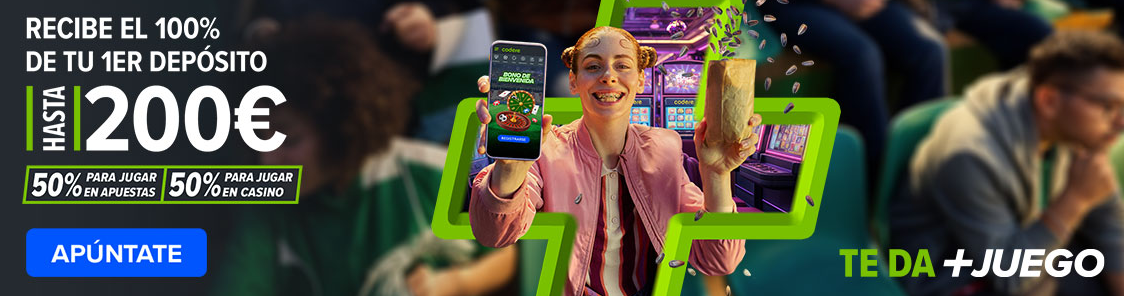 Codere bono de bienvenida