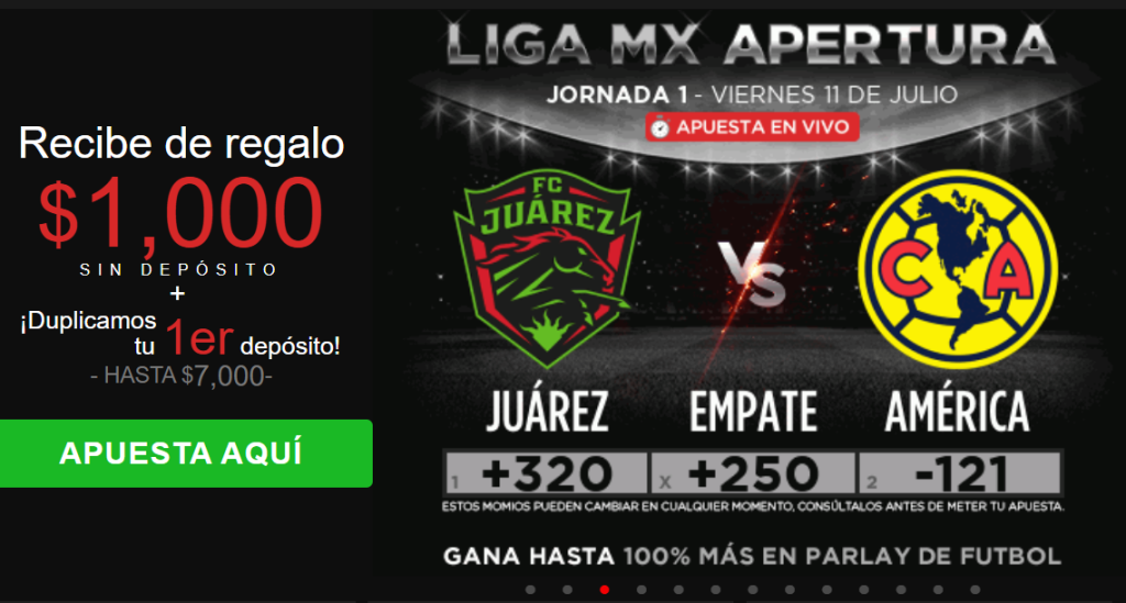 caliente juárez vs américa