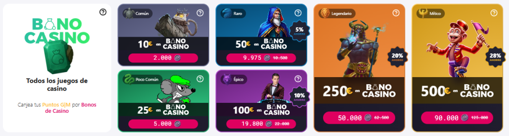 bono casino gm plus
