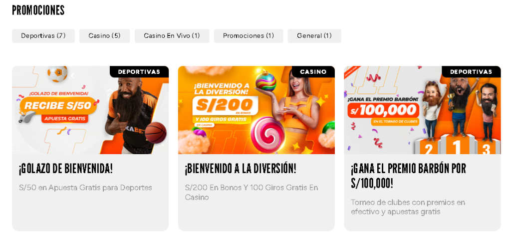 inkabet promociones en perú