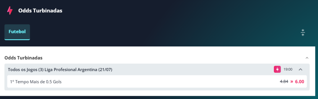 novibet odds turbinadas liga argentina