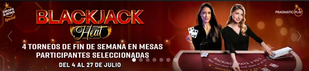 solbet torneos blackjack heat