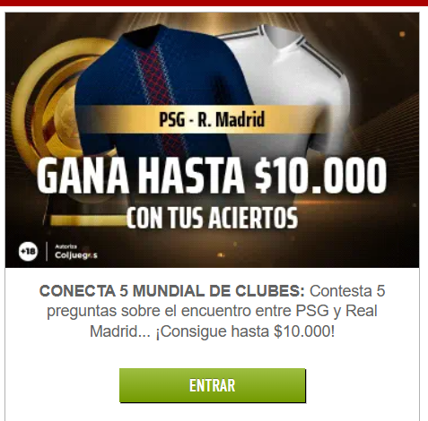 sportium conecta 5 psg madrid