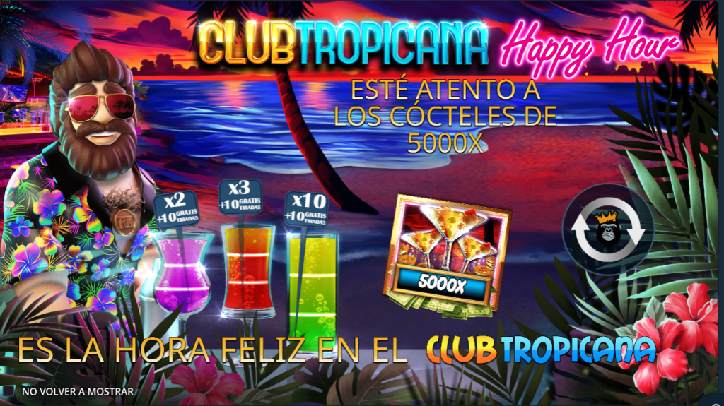 stake club tropicana happy hour