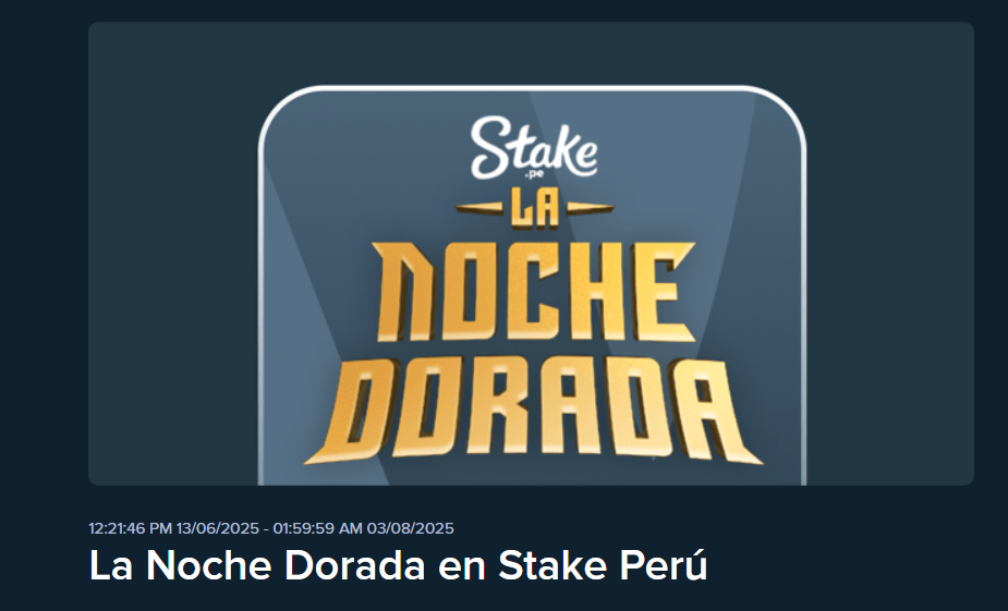 stake la noche dorada