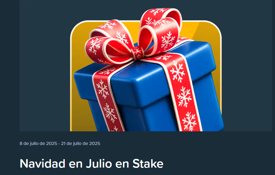 stake navidad en julio