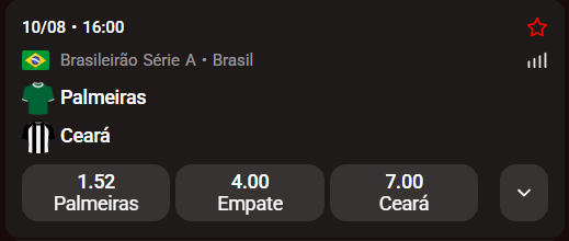 bateubet palmeiras x ceará