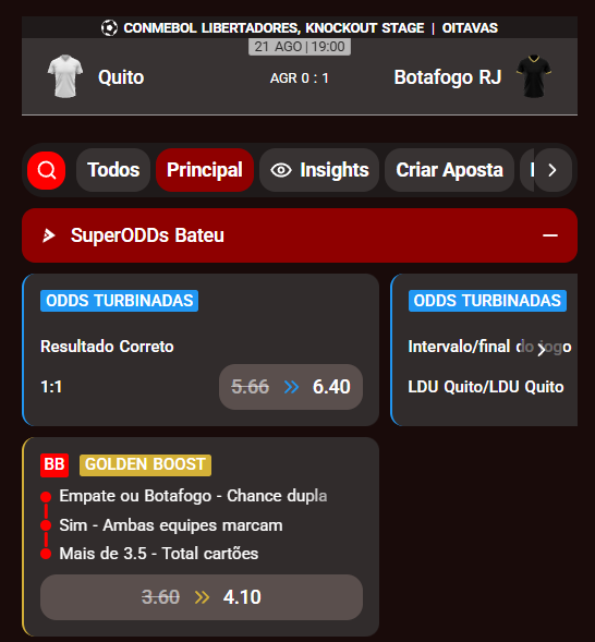 bateubet quito x botafogo